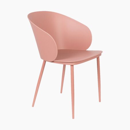 Fauteuil GIGI coloris rose poudré