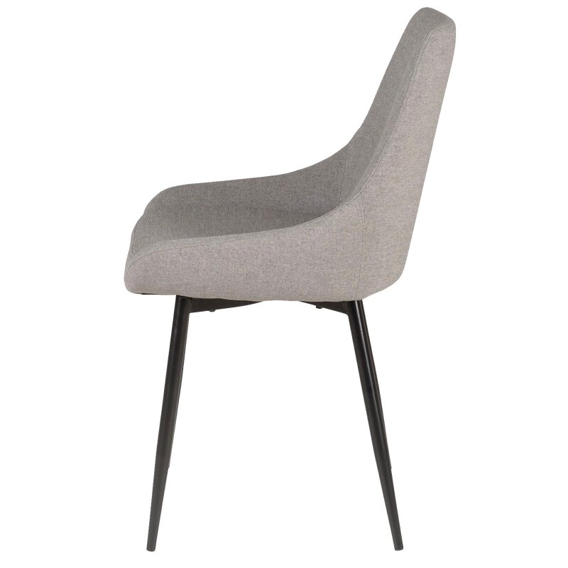 Chaise ZELIE coloris Gris clair