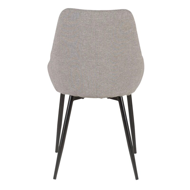 Chaise ZELIE coloris Gris clair