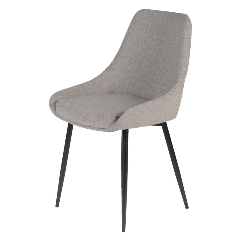 Chaise ZELIE coloris Gris clair