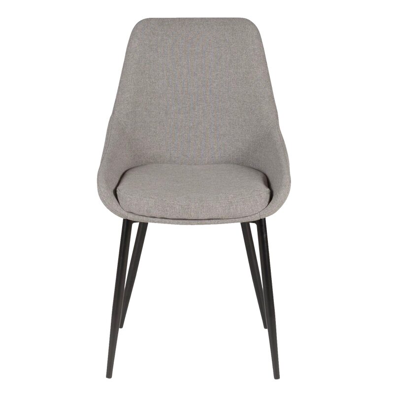 Chaise ZELIE coloris Gris clair