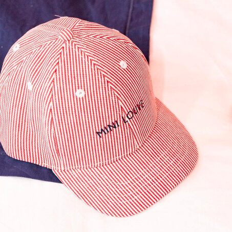 CHAMAYE Casquette MINI LOUVE coloris rouge