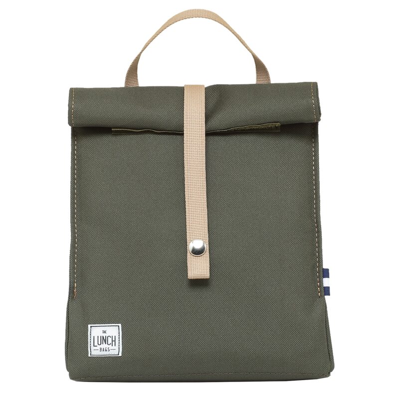 Glacière SAC LUNCH coloris olive avec sangle beige