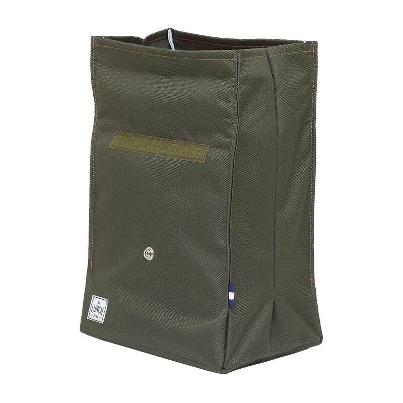 Glacière SAC LUNCH coloris olive avec sangle beige