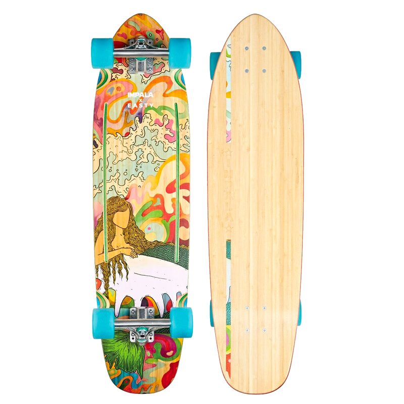 Longboard EASTY BEASTY coloris multicolore