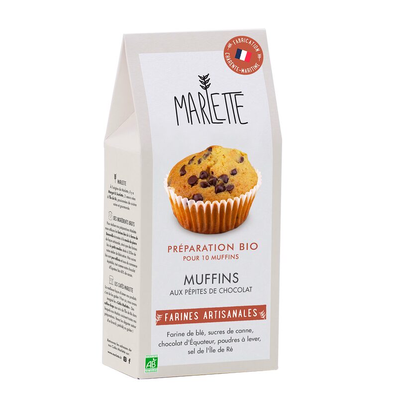 Préparation gâteau MUFFINS AUX PÉPITES DE CHOCOLAT
