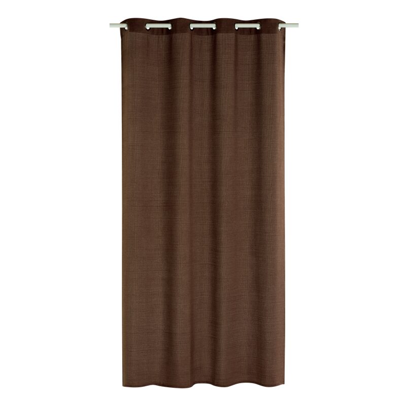 Rideau BRADFORD coloris brun 140 x 260 cm