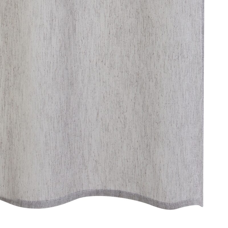 Voilage GRIMALDI coloris gris 140 x 240 cm