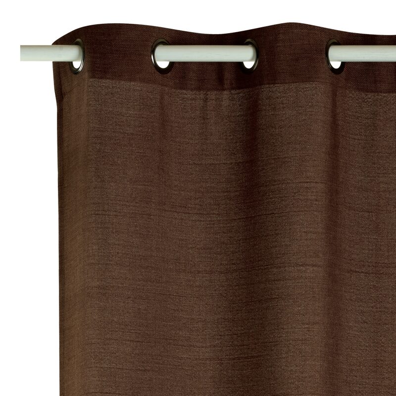 Rideau BRADFORD coloris brun 140 x 260 cm
