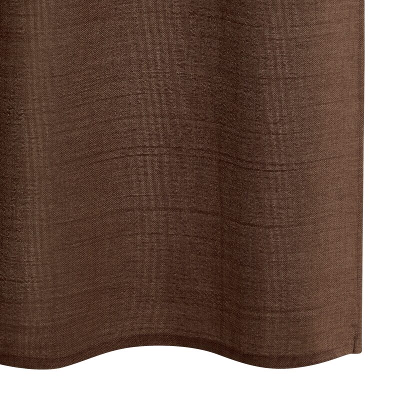 Rideau BRADFORD coloris brun 140 x 260 cm