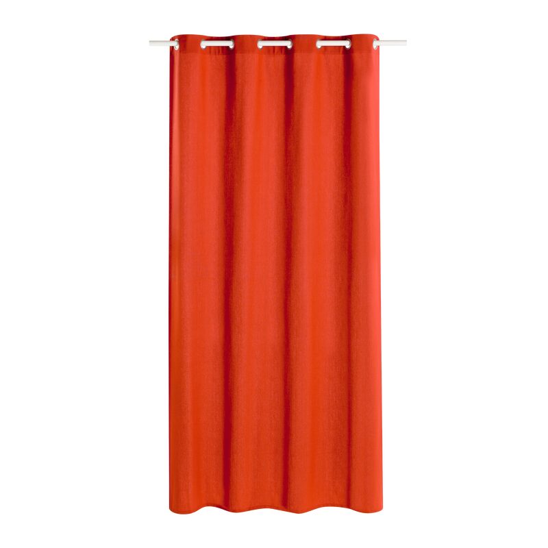 Rideau SITIA coloris terre de sienne 140 x 260 cm