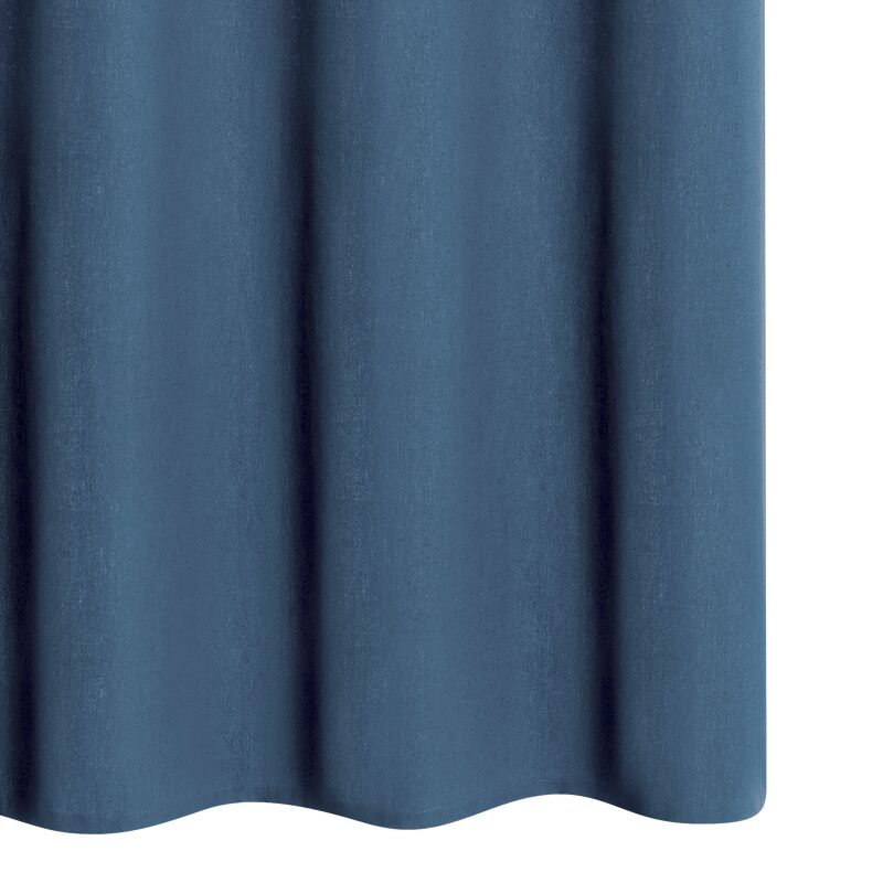Rideau MARENGA coloris bleu indigo 140 x 260 cm