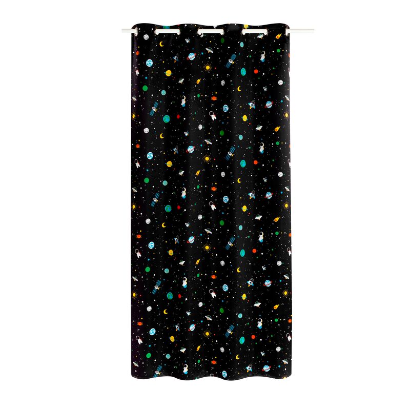 Rideau occultant COSMOS coloris bleu nuit 140 x 250 cm