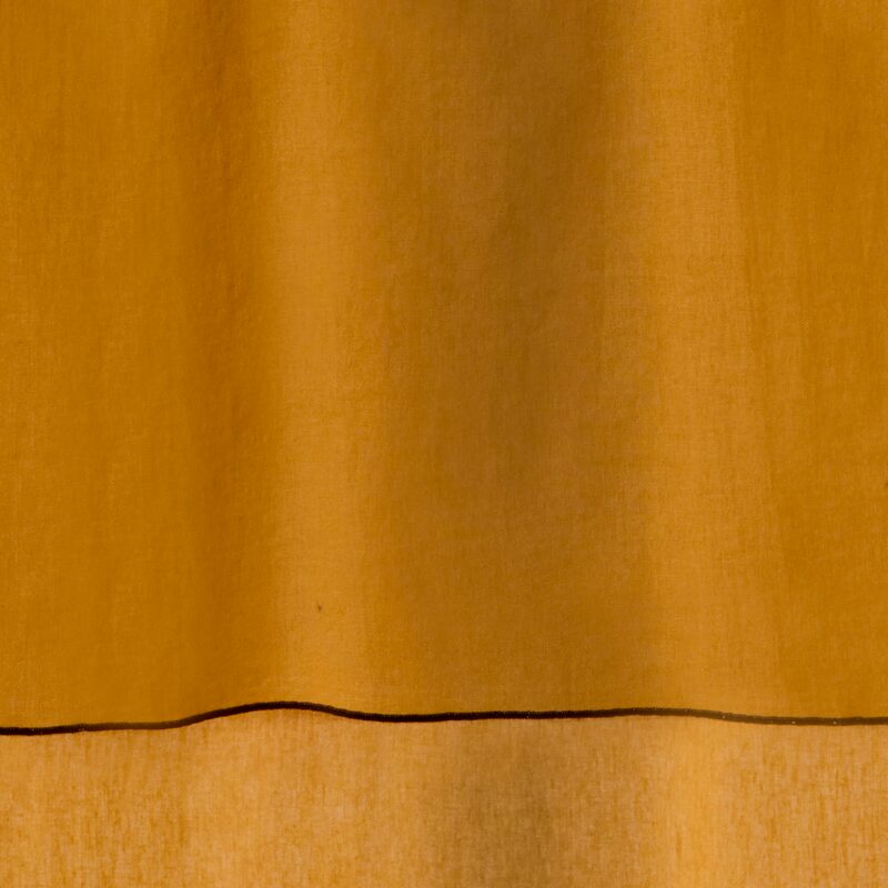 Rideau SIFNOS coloris ocre jaune 140 x 290 cm