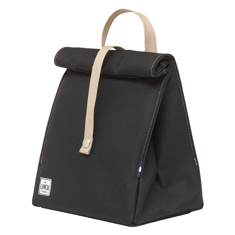 Glacière SAC LUNCH coloris noir avec sangle beige