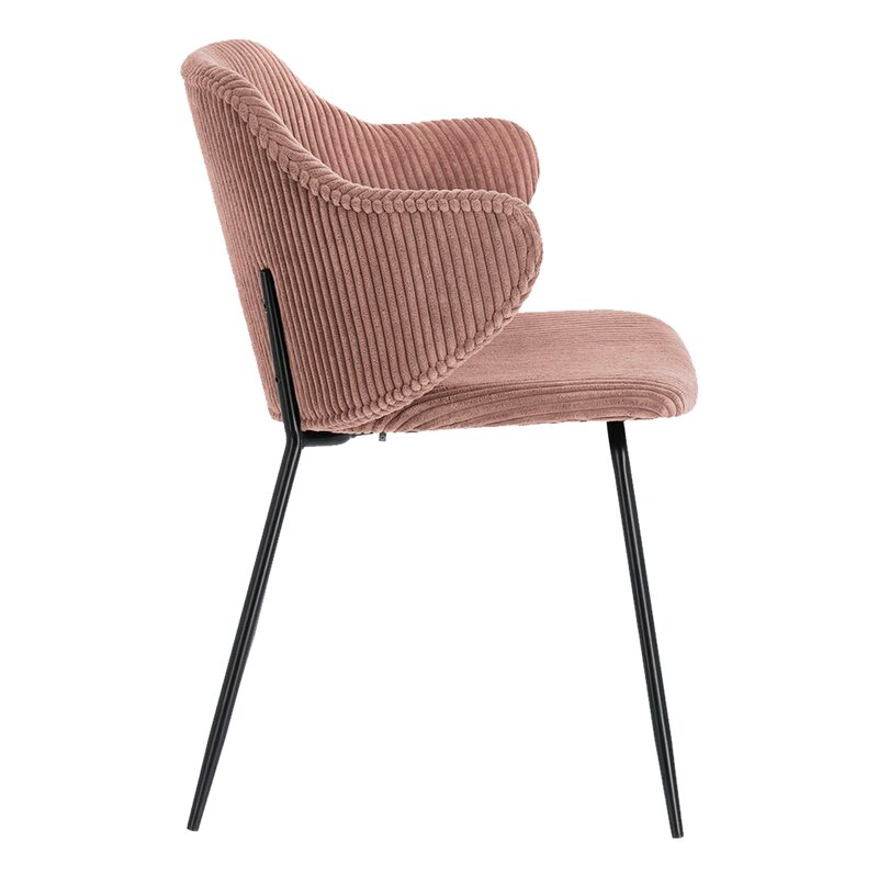Chaise SUZANNE coloris rose poudré
