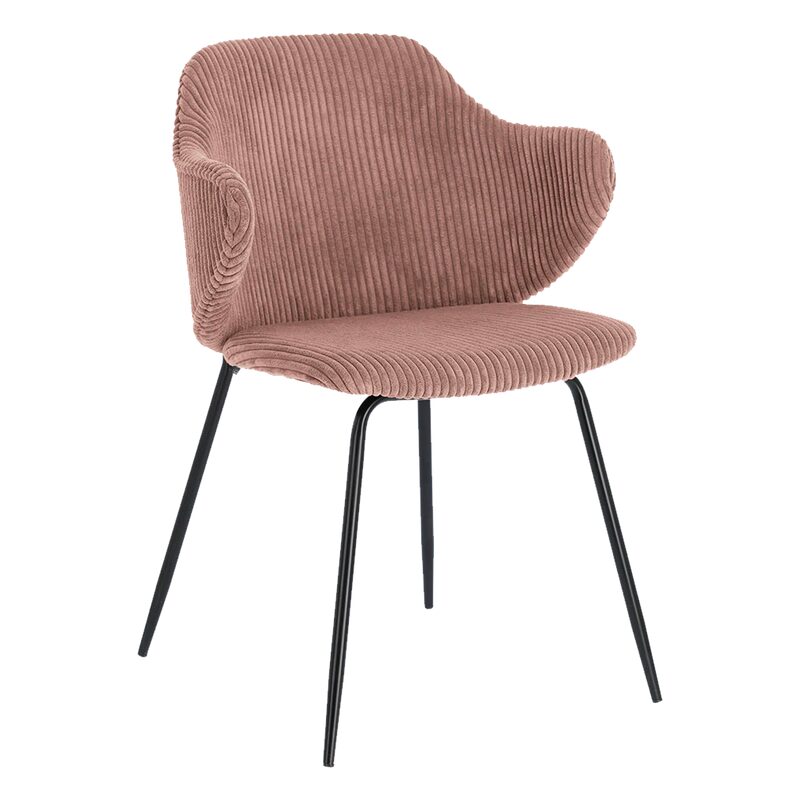Chaise SUZANNE coloris rose poudré