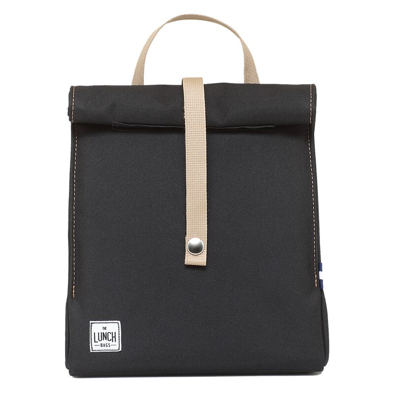 Glacière SAC LUNCH coloris noir avec sangle beige
