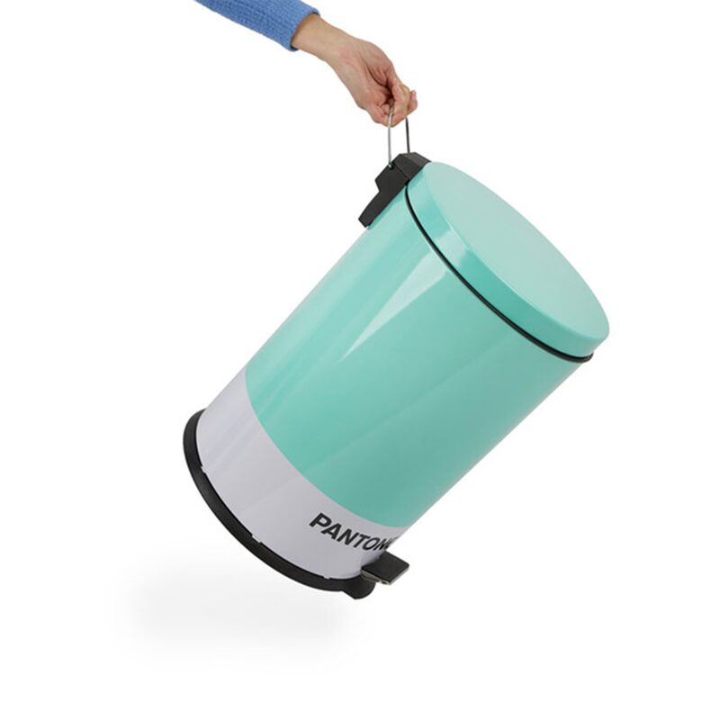 Poubelle PANTONE CAN coloris turquoise
