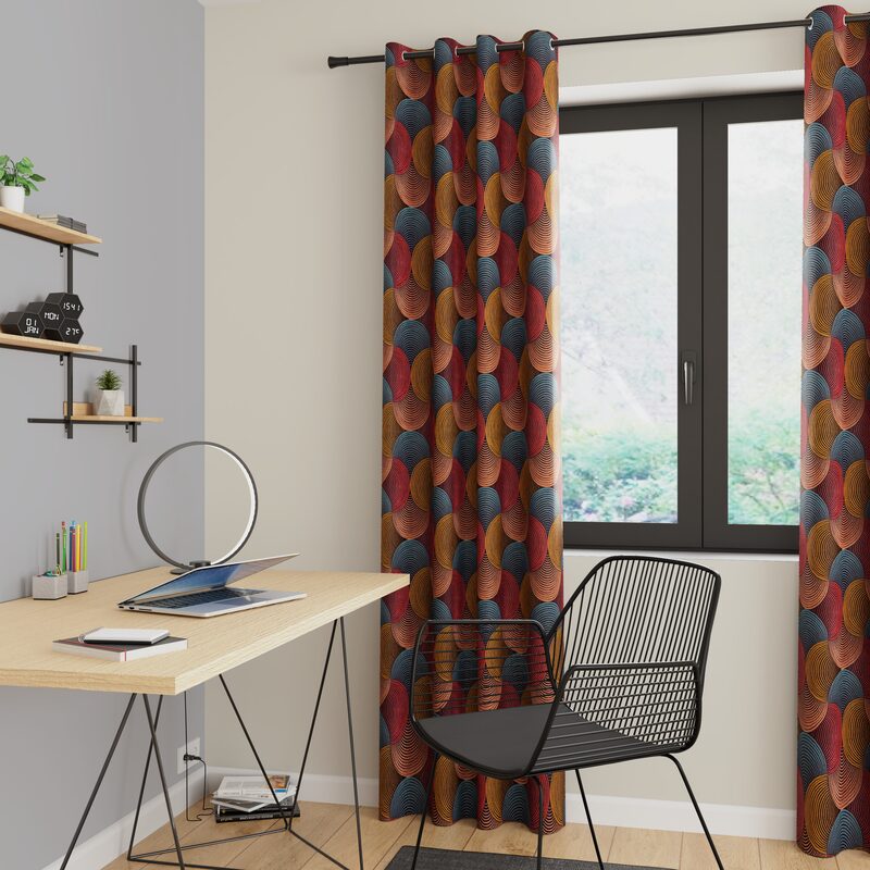 Rideau MAYA coloris multicolore 140 x 260 cm