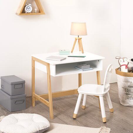 Bureau enfant AXEL coloris blanc