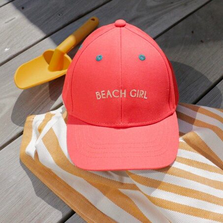 CHAMAYE Casquette BEACH GIRL coloris rouge