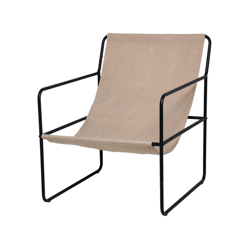 Fauteuil BERTO coloris taupe