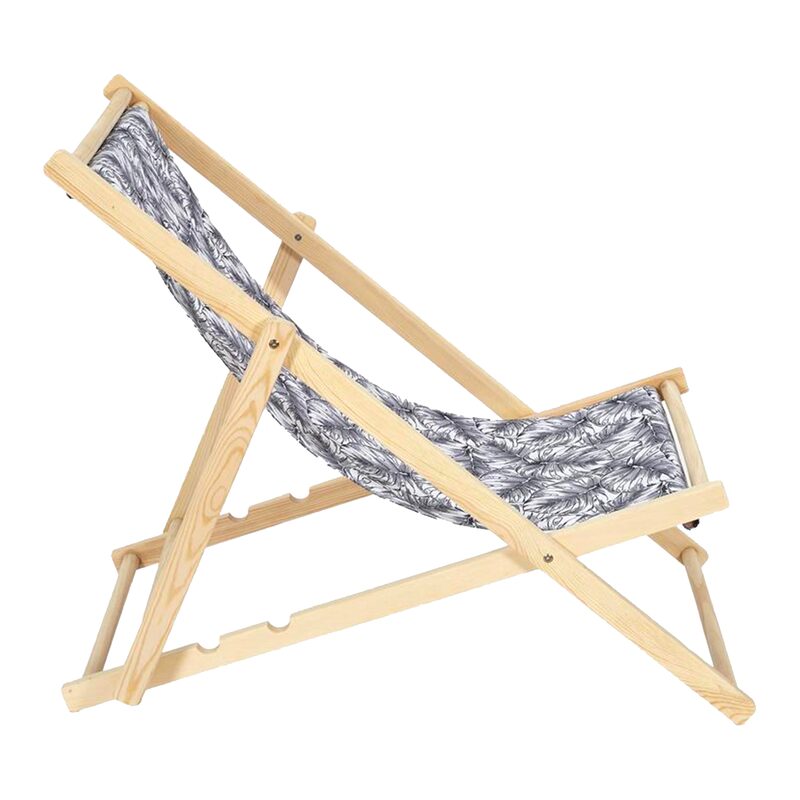 Fauteuil JUNGLE coloris noir et blanc