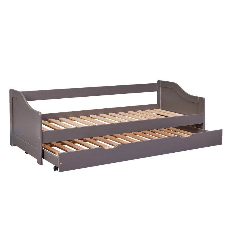 Lit enfant ZELIE coloris gris foncé