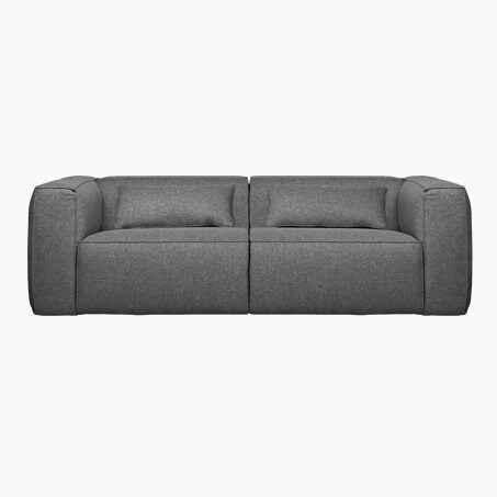 WOOOD Canapé BEAN COMFY coloris Mid grey 3 places