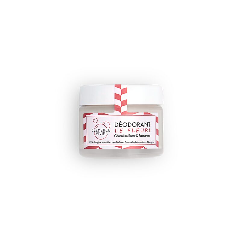 Déodorant CREME LE FLEURI Geranium Rosat et Palmorosa