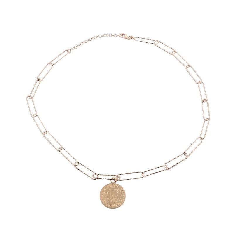 Collier LE LILLOIS MARTELE coloris or