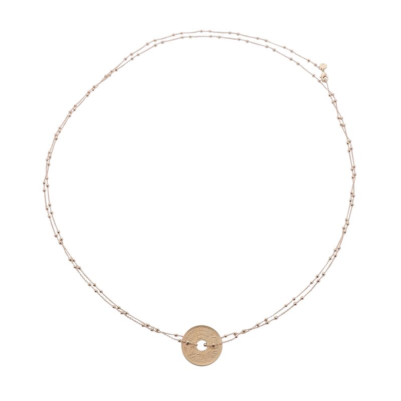 Collier LE NANTAIS LONG coloris or