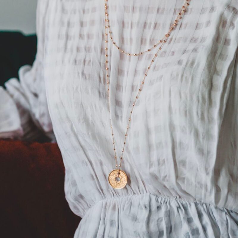 Collier LE NANTAIS LONG coloris or