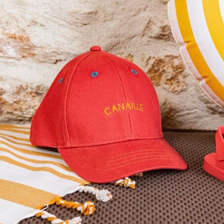 CHAMAYE Casquette CANAILLE coloris rouge