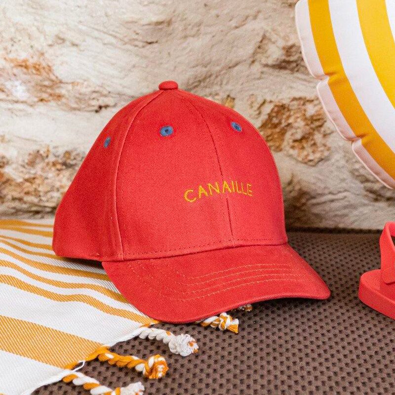 Casquette CANAILLE coloris rouge