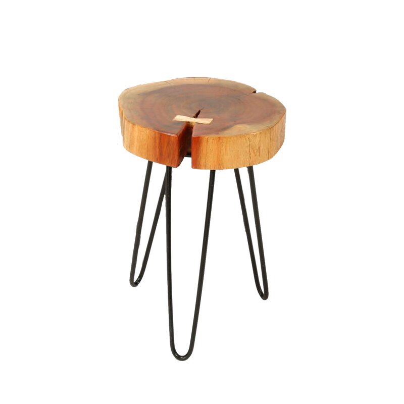 Table d'appoint LOUKA coloris acacia