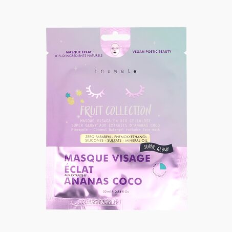 Inuwet Masque VISAGE ÉCLAT ANANAS / COCO