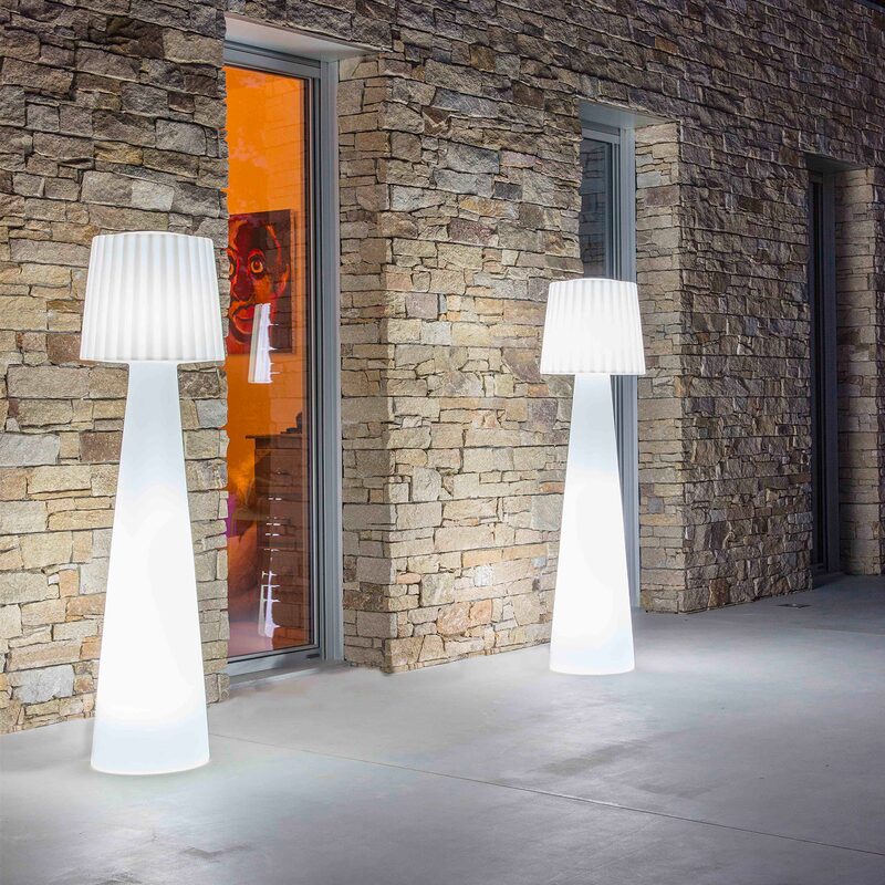 Lampadaire LADY W coloris blanc