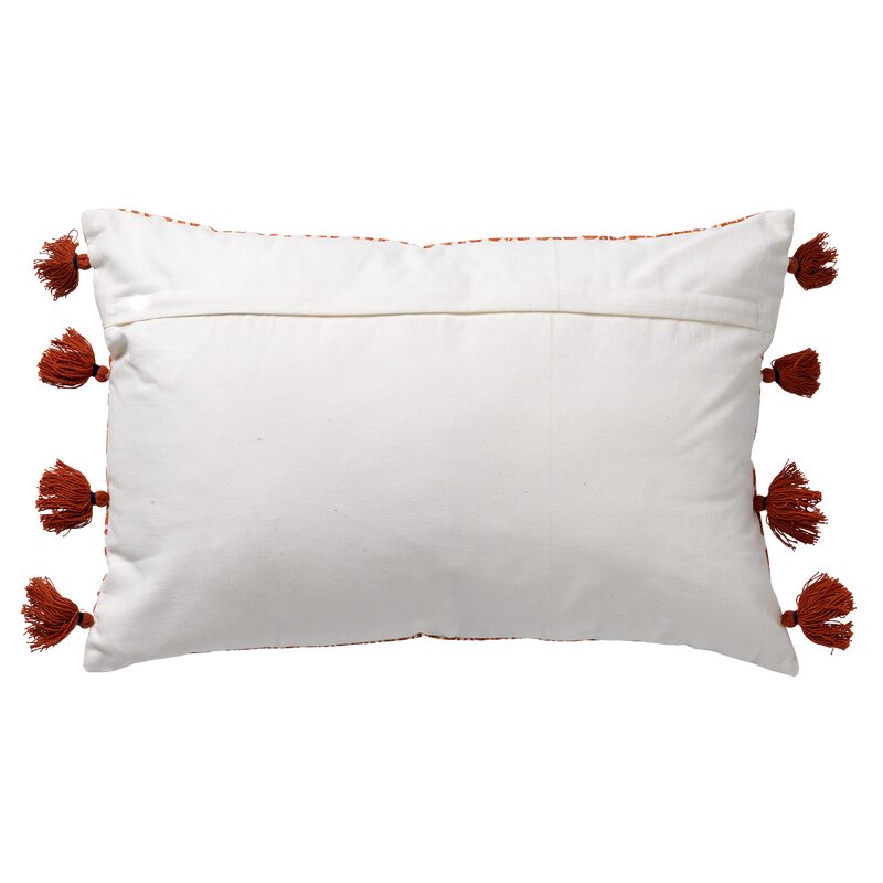 Coussin TAFIA coloris orange 40 x 60 cm