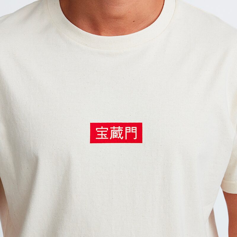 Tee-shirt HOZOMON M coloris natural raw