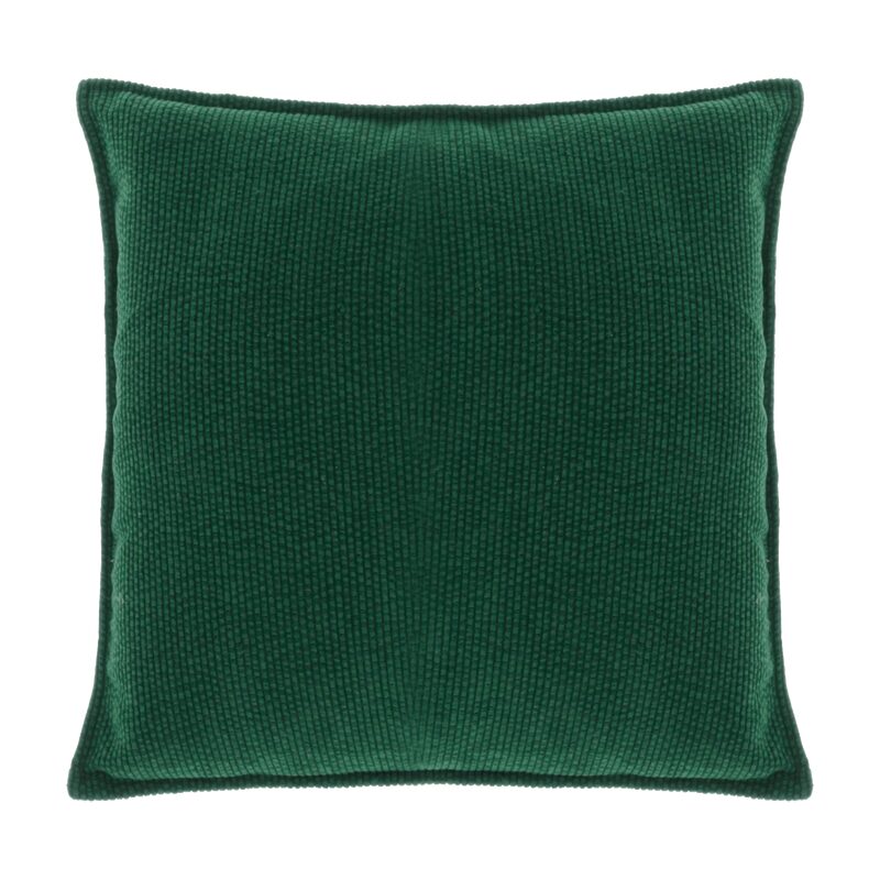 Coussin JANNA coloris Vert foncé 45 x 45 cm