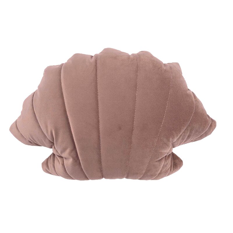 Coussin SHELLY coloris Rose dust 35 x 50 cm