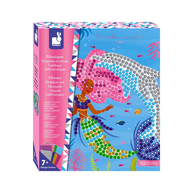 Kit création MOSAIQUES DAUPHINS ET SIRENES