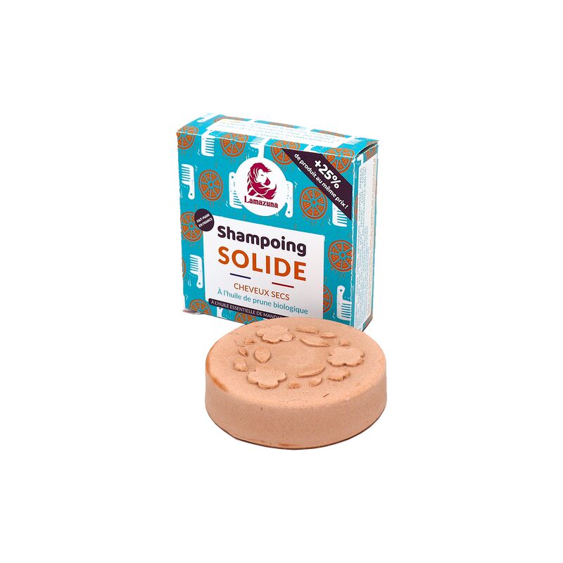 Shampoing solide CHEVEUX SECS À L'HUILE DE PRUNE