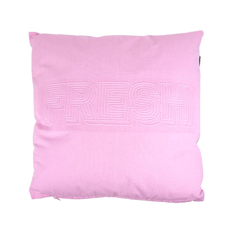 Coussin FRESH coloris rose 50 x 50 cm