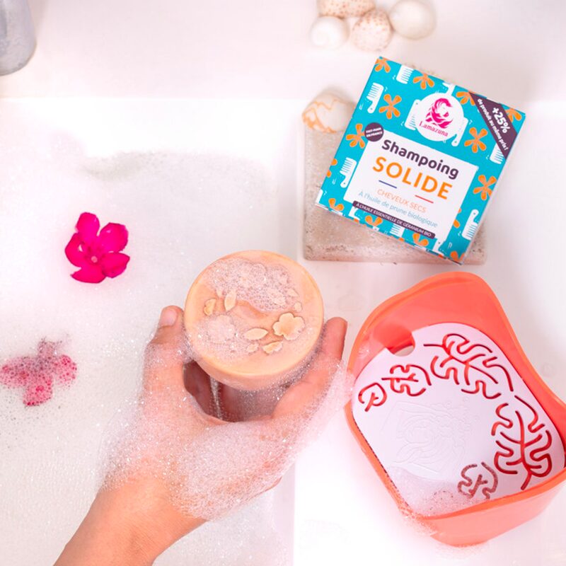 Shampoing solide CHEVEUX SECS À L'HUILE DE PRUNE