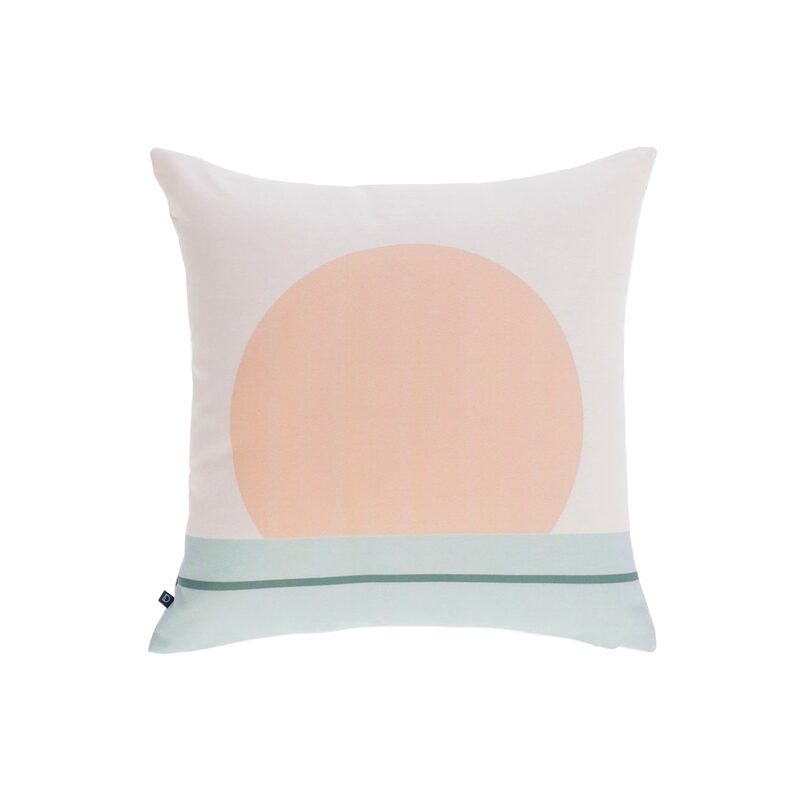 Housse de coussin GLENDALE coloris blanc 45 x 45 cm