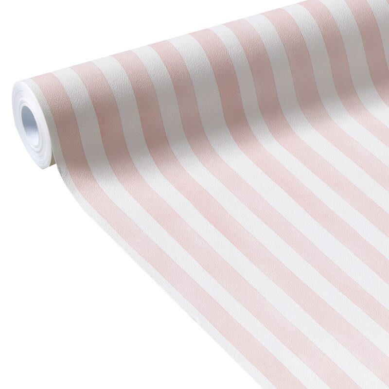 Papier peint intissé EDEN BAYADERE coloris rose poudré