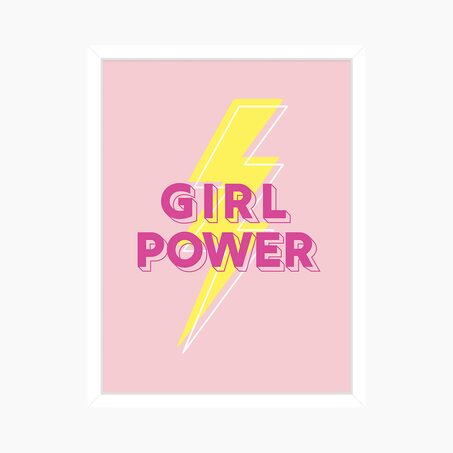 4MURS Tableau embelli GIRL POWER coloris multicolore